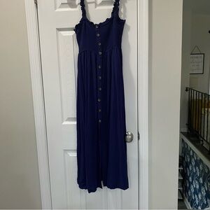 SHEIN Navy Blue Maxi Dress